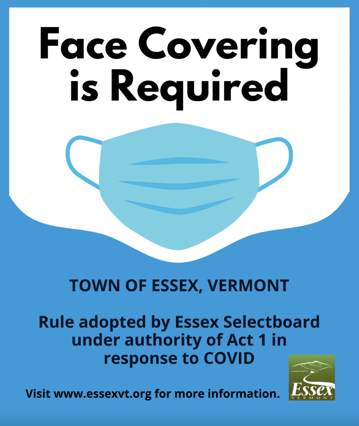 town of essex mask mandate